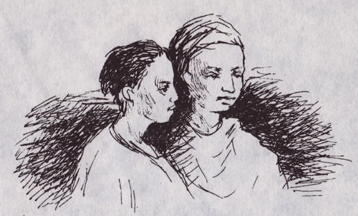 Illustration from “The Man with the Evil Eye”