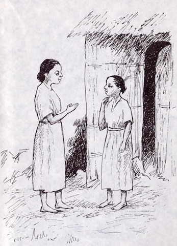 Illustration from “The Man with the Evil Eye”