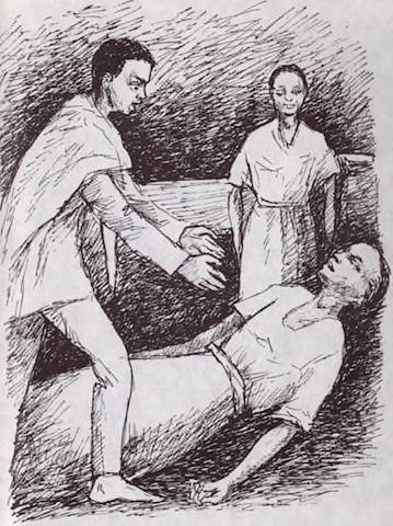 Illustration from “The Man with the Evil Eye”