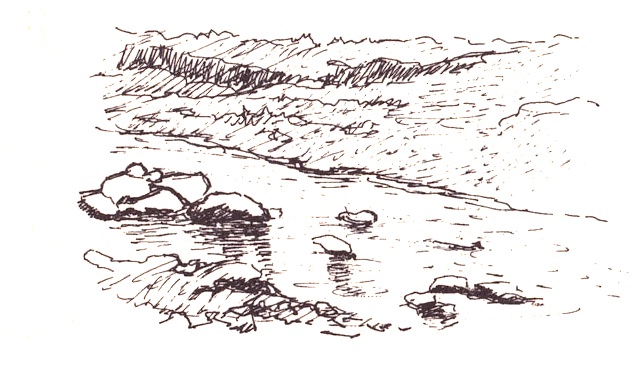 Illustration from “The Man from the River”
