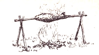 Illustration from “Achok goes Fishing”