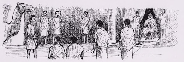 Illustration from “The Head and the Tea-seller”