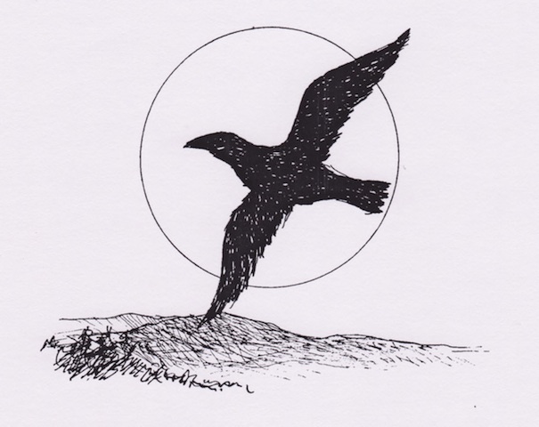 Illustration from “Wak and the Raven”