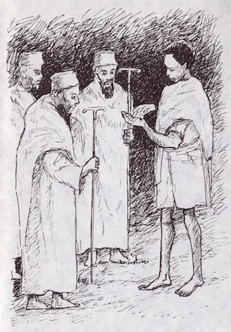 Illustration from “The Monks' Blessing”
